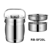 2 L Insulated Stainless Steel 304 Hot and Cold 2-pc Food Container