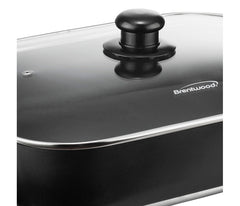 16" Brentwood Non-Stick Electric Skillet with Glass Lid