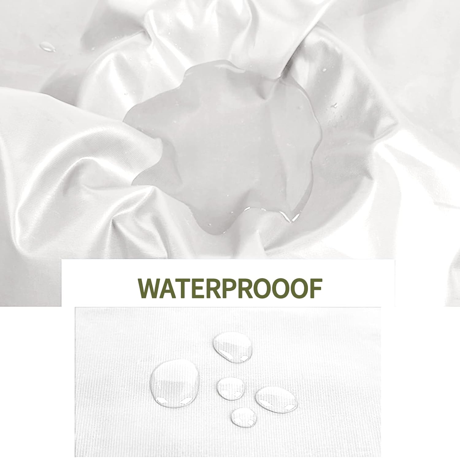 12 x 10 ft White Heavy Duty Tarp