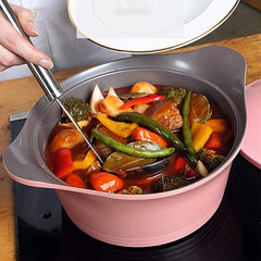 10 PC Beige Ceramic Casserole Cookware Set
