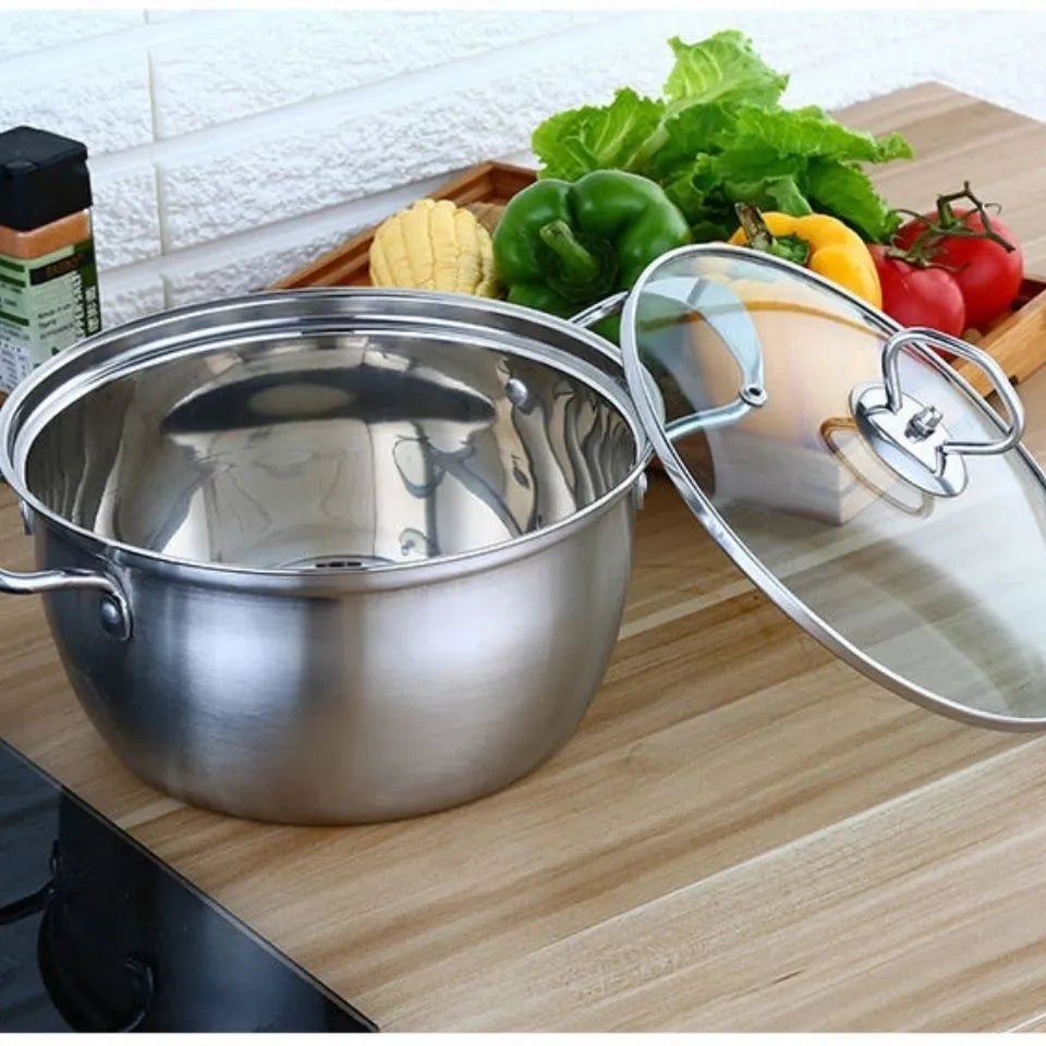1.6 QT Induction Stainless Steel Casserole