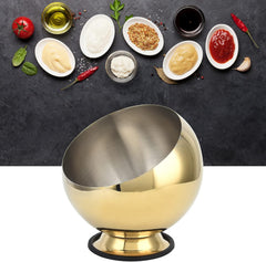 18cm Gold Saucer Bowl For Sauce, Snack, Appetizers