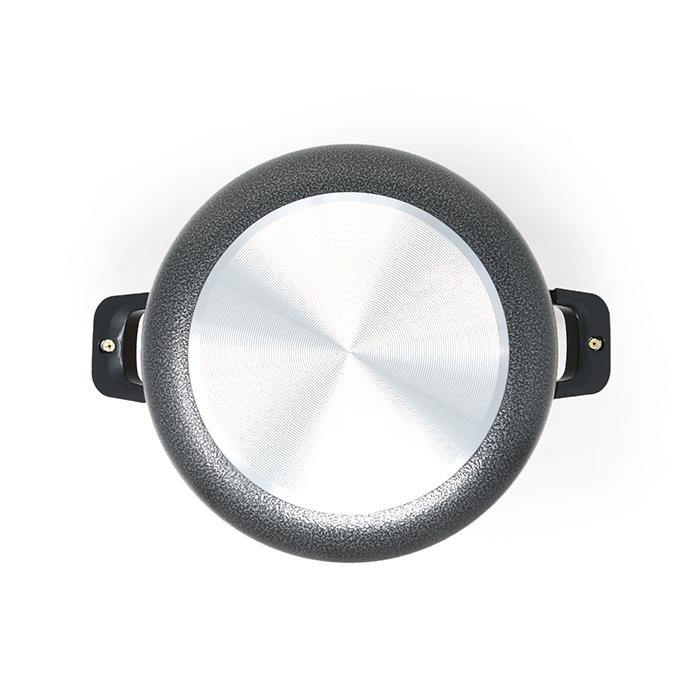 10" Low Pot Non Stick Heavy Gauge With Glass Lid