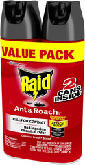 17.5 oz Raid Ant and Roach Outdoor Fresh Twin Pack