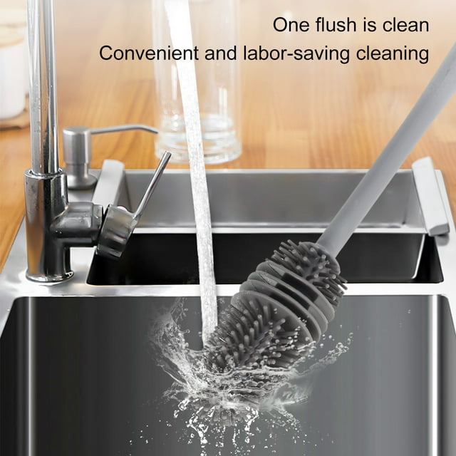 2 PC Bottle & Straw Brush Set - Green