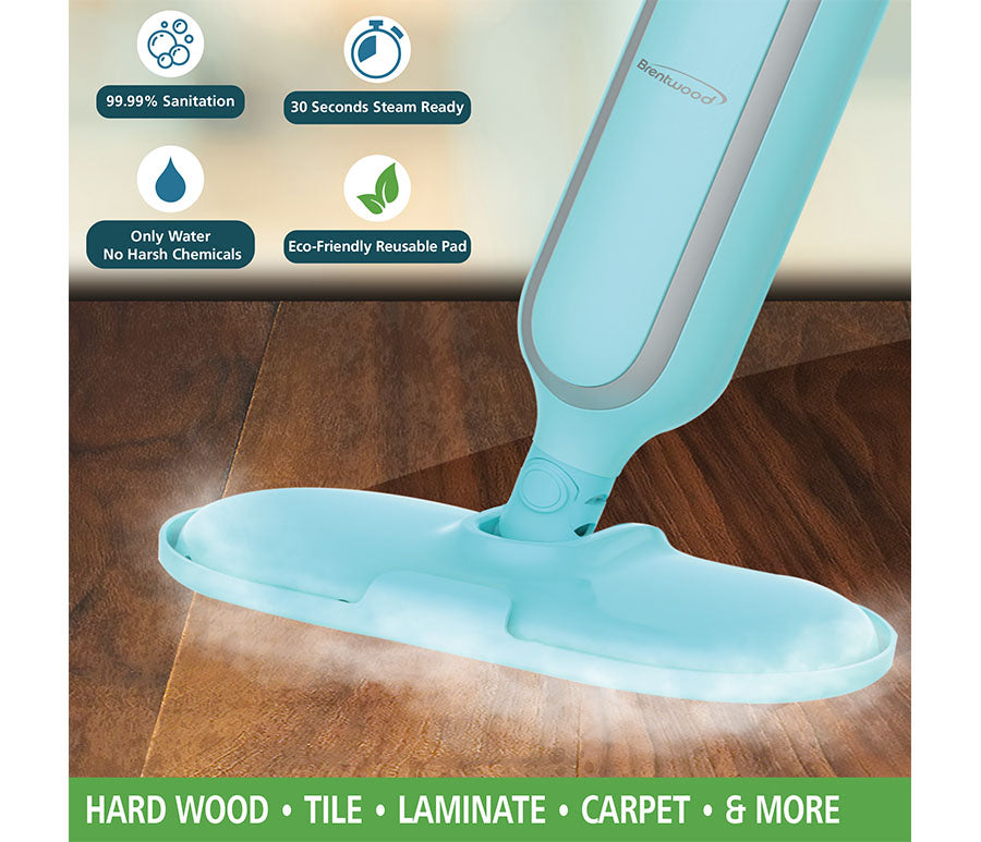 1100W Steam Mop Hard Floor Steamer Tile and Wood Cleaner