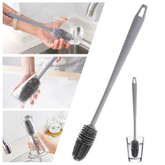2 PC Bottle & Straw Brush Set - Green