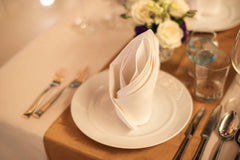 12 PC Greek Design Dinner Fork With Gold Handle