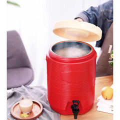 15L Stainless Steel Insulated Double Layer Beverage Dispenser with Faucet