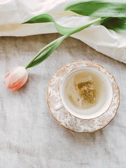 1.1L Glass Coffee & Tea Pot with Flower Design