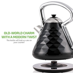 1.7L Ovente Electric Kettle Hot Water Boiler